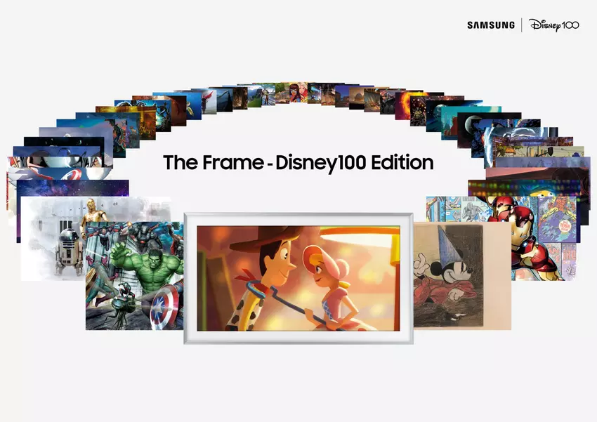 Samsung przywrócił telewizory The Frame TV Disney 100 Edition z ekranami o przekątnej 55, 65 i 75 cali