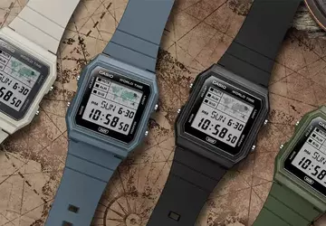 Nowy Casio LF-30W-1A z mapą świata ...