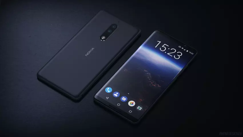 Nokia może dostać 9 „monobrov” i pod skanerem linii papilarnych ekran
