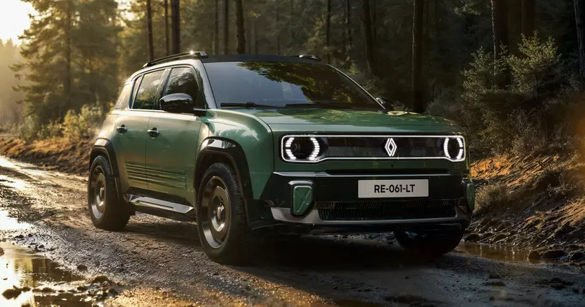 Renault pokazała koncepcyjny model terenowy R4 Savane z napędem na cztery koła i dwoma silnikami elektrycznymi