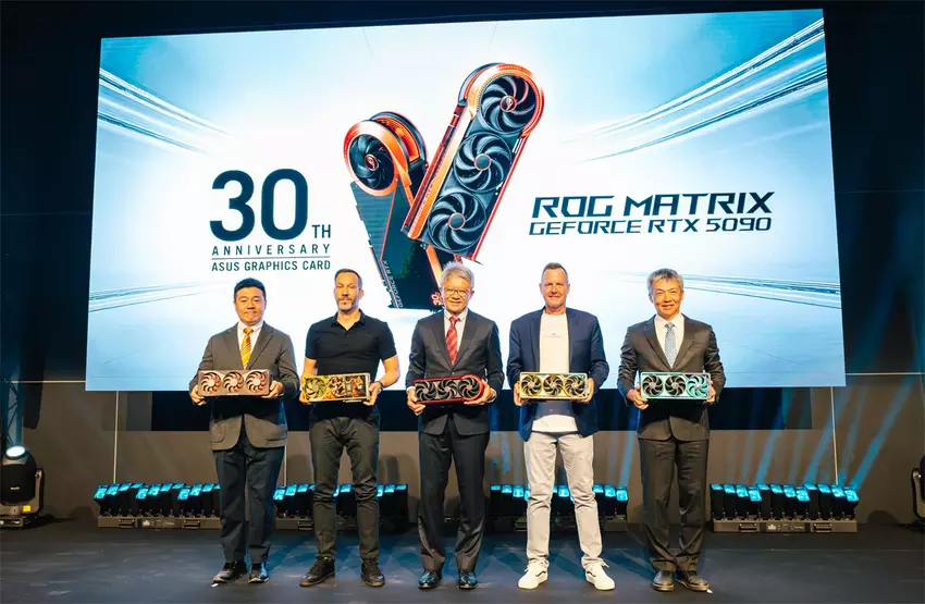 ASUS ROG Matrix RTX 5090: najwyższa liga GPU-gamingu i designerski epik