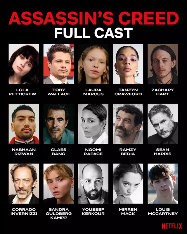 Oficjalny plakat serialu Assassin's Creed od Netflix
