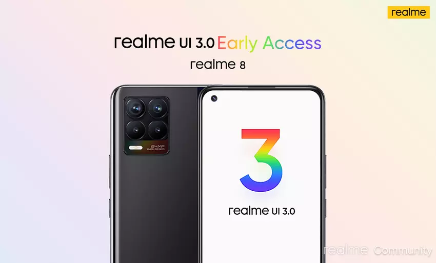 realme uruchomiło testy realme UI 3.0 oparte na Androidzie 12 dla realme 8