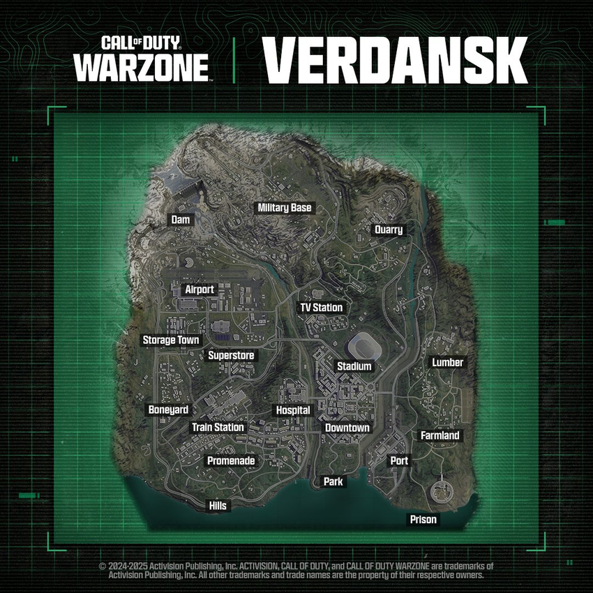 Zaktualizowana mapa taktyczna Werdansk