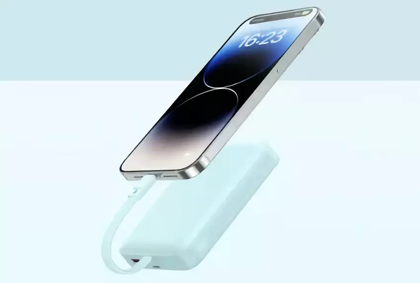 Baseus zaprezentował baterię o pojemności 10 000 mAh z wbudowanym kablem i bezprzewodowym ładowaniem