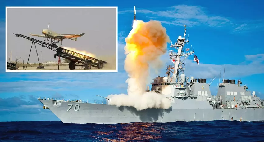 Iran wykorzystał drona Ababil V do monitorowania amerykańskiego niszczyciela przenoszącego pociski kierowane klasy Arleigh Burke.