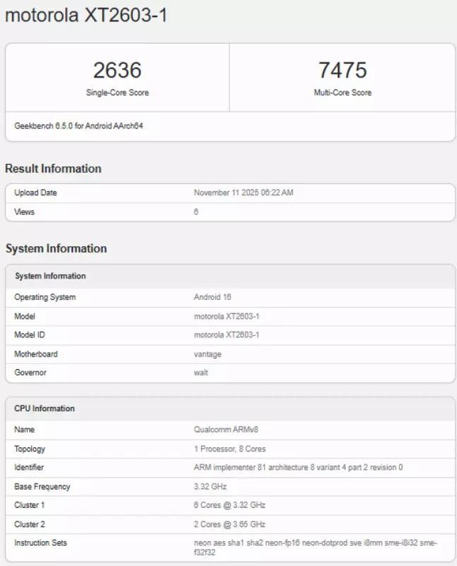 Motorola Edge 70 Ultra