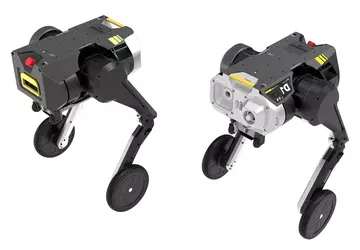 Robot-transformer D1 zmienia kształt w ruchu ...