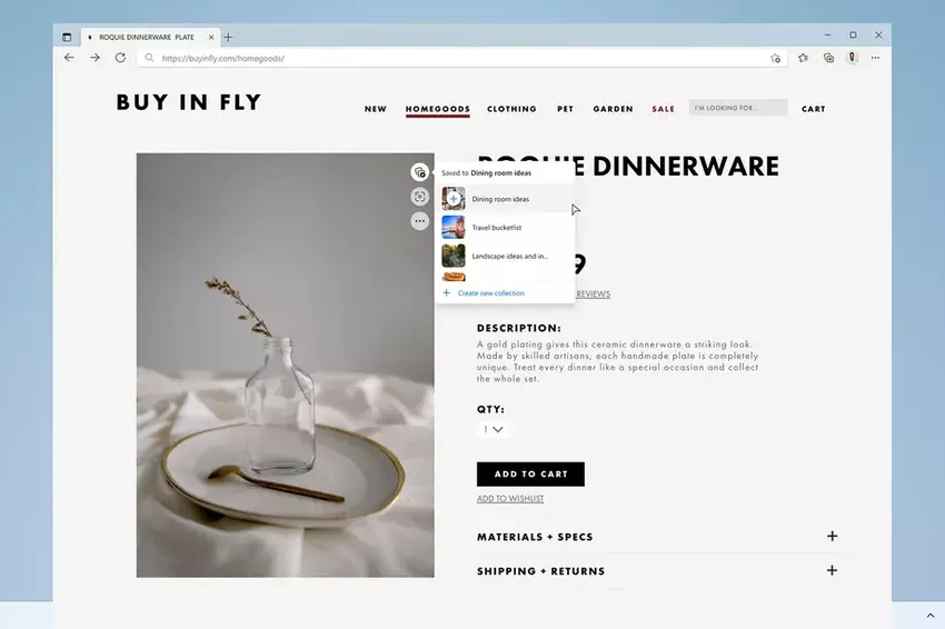Mini wersja Pinteresta i inne małe zostaną dodane do Microsoft Edge 