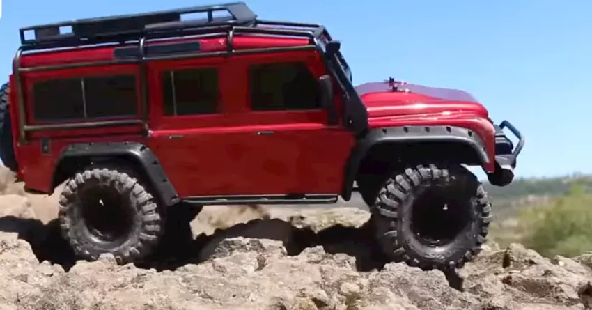 Najlepszy robot gąsienicowy RC Traxxas TRX-4 w skali 1/10