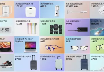 Xiaomi jednak przedstawiła 20 produktów w ...