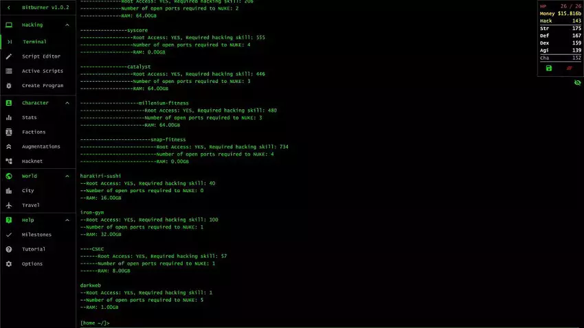 Prosta gra hakerska, w której możesz nauczyć się języka programowania JavaScript 