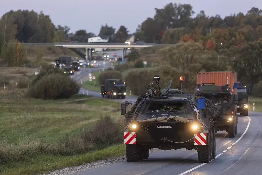 Wojsko konwój w Litwie