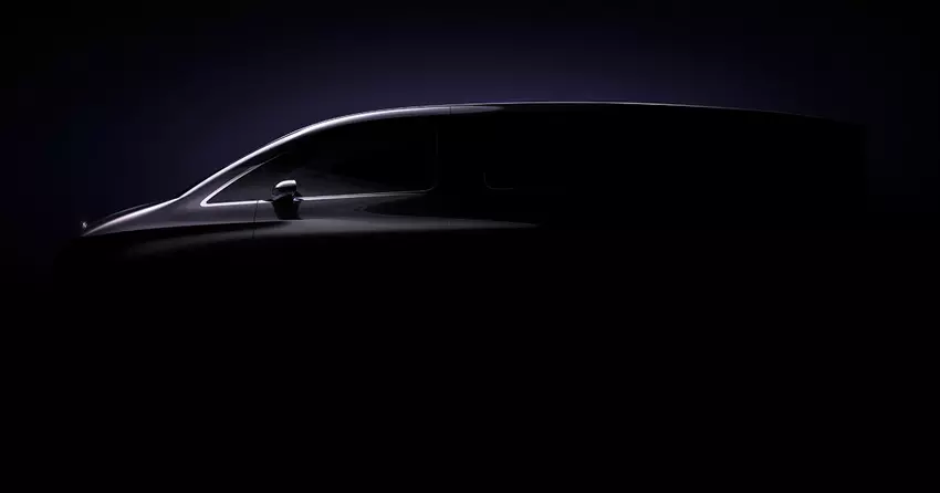 Mercedes-Benz opublikował pierwszy zwiastun swojego nowego elektrycznego vana