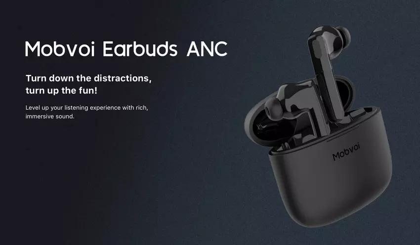 Mobvoi Earbuds ANC: Słuchawki douszne TWS z aktywną redukcją szumów i ochroną IPX5 za 59 USD