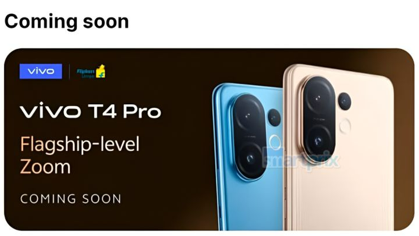 Reklama baneru Vivo T4 Pro rzuca światło na jego design i kamerę