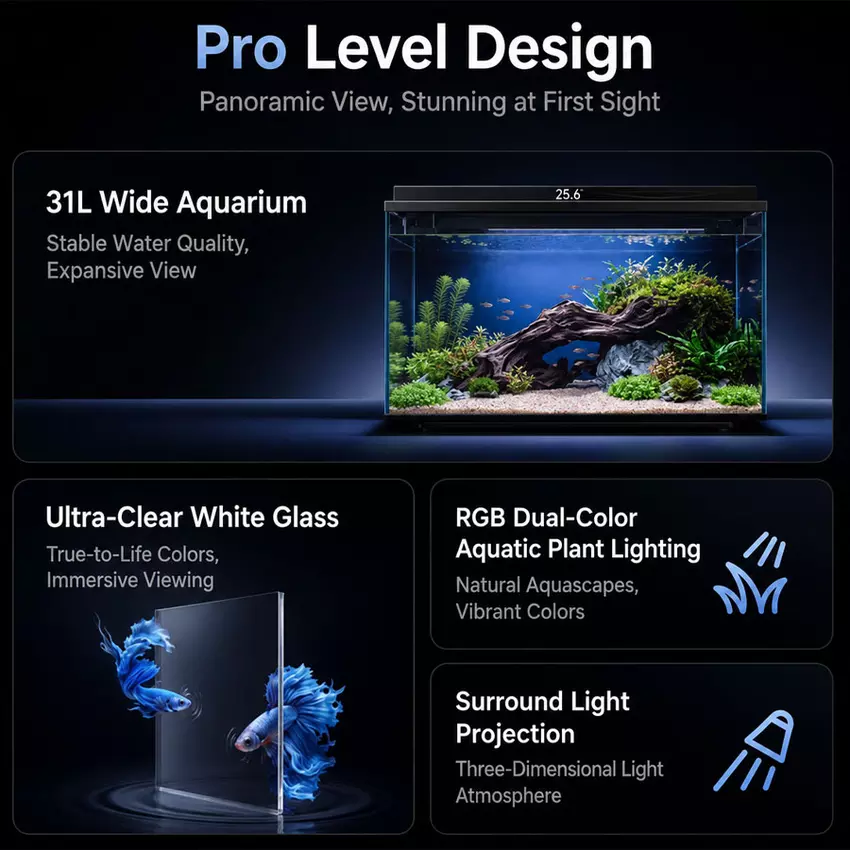 Inteligentne akwarium Mijia Smart Fish Tank 2 Pro