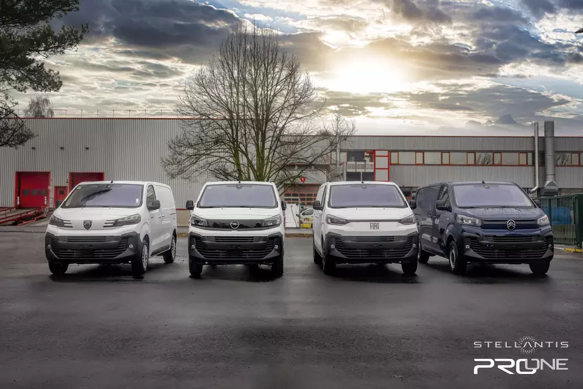 Linia średniej wielkości furgonów Stellantis na wodorowych ogniwach paliwowych