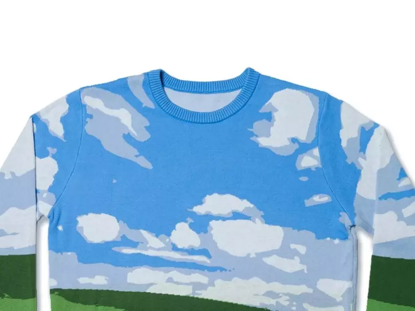 Microsoft wypuścił brzydki świąteczny sweter w stylu słynnej tapety z Windows XP