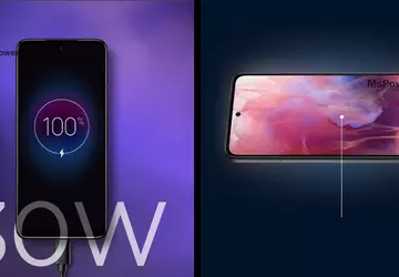 Podwójny aparat, otworkowy wyświetlacz i ładowanie ...