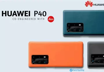 Żegnaj, gradient? Nowy plakat Huawei P40 ...
