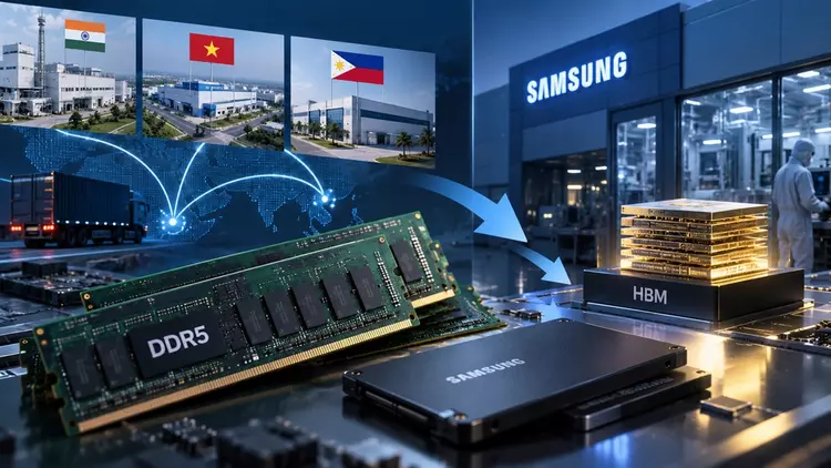 Samsung zastępuje DDR5: priorytet dla produkcji ...