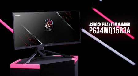 ASRock odsłania monitor Phantom Gaming z opcjonalnym ekranem OLED montowanym w podstawce