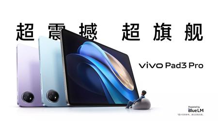 vivo Pad 3 Pro: 13-calowy wyświetlacz 144 Hz, układ MediaTek Dimensity 9300, bateria 11 500 mAh z ładowaniem 66 W i cena od 415 USD