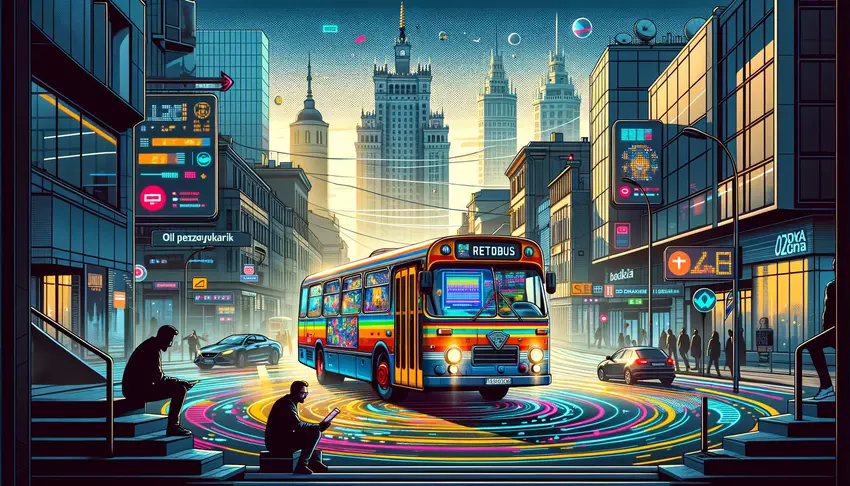 Retrobus: Mobilne muzeum gier przemierza Białystok