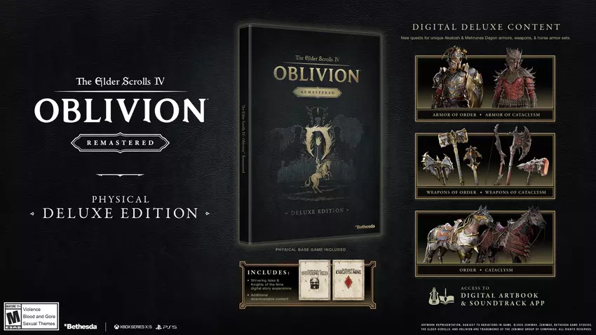 The Elder Scrolls IV: Oblivion Remastered Physical Deluxe Edition Иллюстрация Bethesda