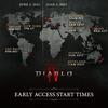 Blizzard opublikował mapy, które wyraźnie pokazują datę i godzinę premiery Diablo IV w różnych strefach czasowych-4