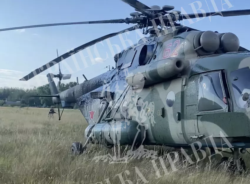 Wywiadu zwabiła na Ukrainę rosyjski śmigłowiec Mi-8 z częściami zamiennymi do myśliwców Su-27 i Su-30 na pokładzie.