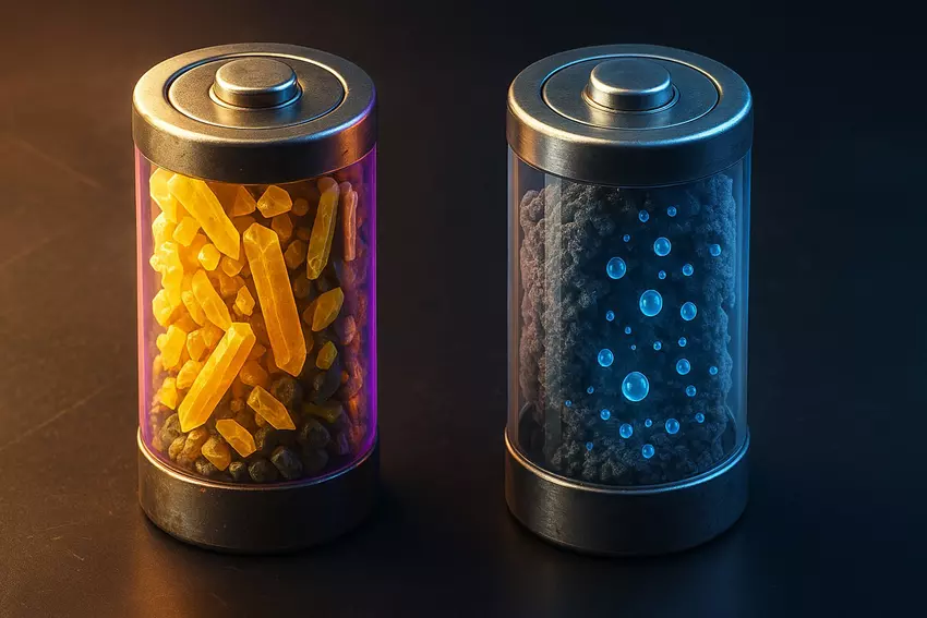 Ilustracyjny obraz akumulatora litowo-siarkowego