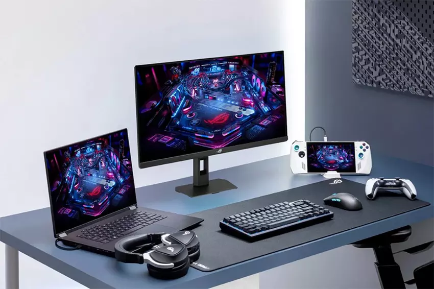 ROG Strix XG259QNSR Ace w czarnym i białym kolorze