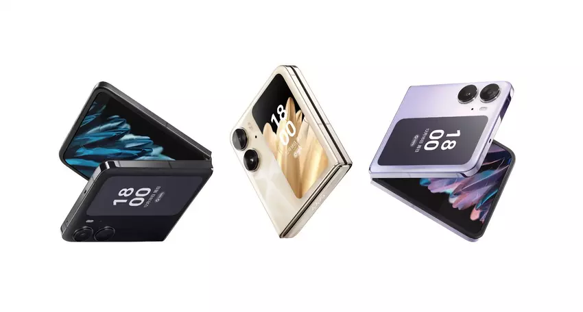 OPPO Find N2 Flip z układem MediaTek Dimensity 9000+, podwójnymi ekranami i 50 MP kamerą gotowy do globalnej premiery