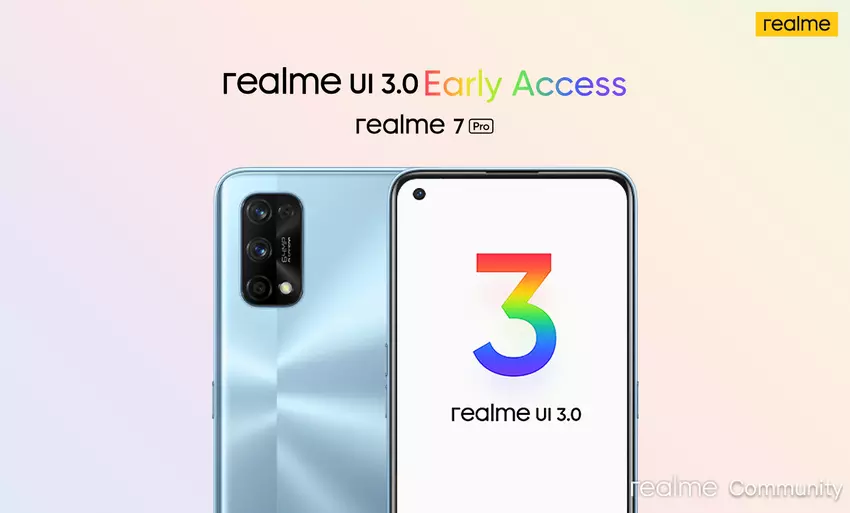  Po realme X50 Pro: realme 7 Pro również zaczął otrzymywać aktualizację realme UI 3.0 opartą na systemie Android 12