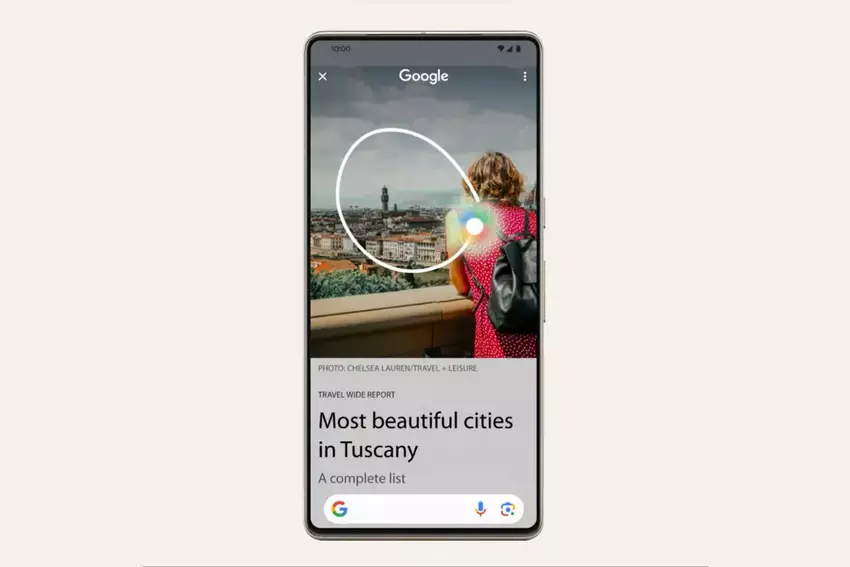 Google usuwa skrót Google Lens z Kręgu do wyszukiwania w najnowszej aktualizacji