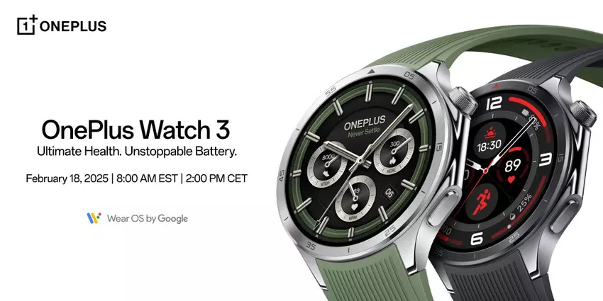 OnePlus ogłasza premierę nowego zegarka OnePlus Watch 3: data prezentacji to 18 lutego