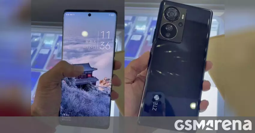 ZTE Axon 40 Pro pojawia się w nowych obrazach na żywo