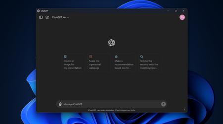 Aplikacja ChatGPT dla systemu Windows jest teraz dostępna dla wszystkich za darmo