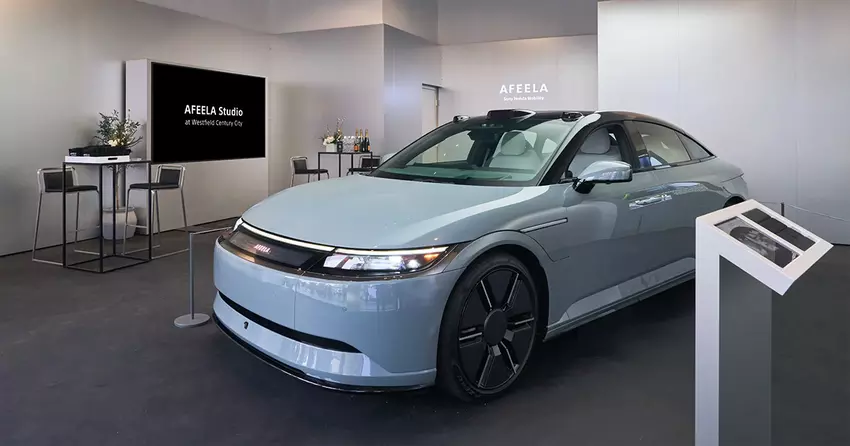 Salon AFEELA 1 firmy Sony i Honda