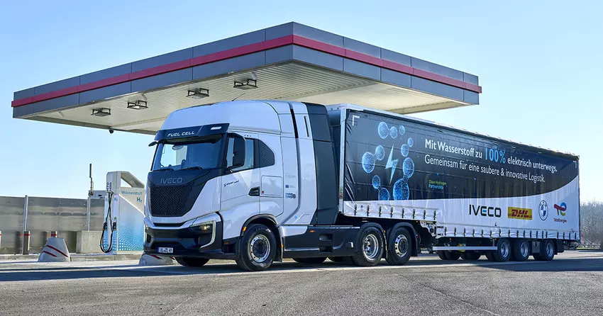 Wodorowe ciężarówki IVECO S-eWay Fuel-Cell będą pracować w operacjach logistycznych BMW Group