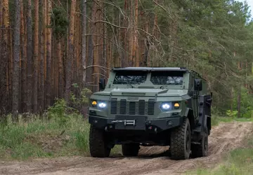 Ukraiński pojazd opancerzony „Warta 2” jest ...