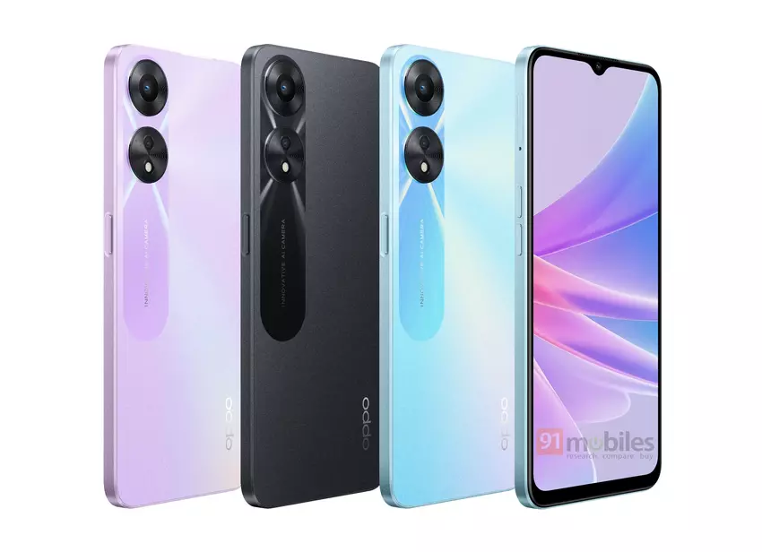 Insider ujawnia wygląd i specyfikację OPPO A58: budżetowy smartfon z układem Dimensity 700 i ekranem 90Hz