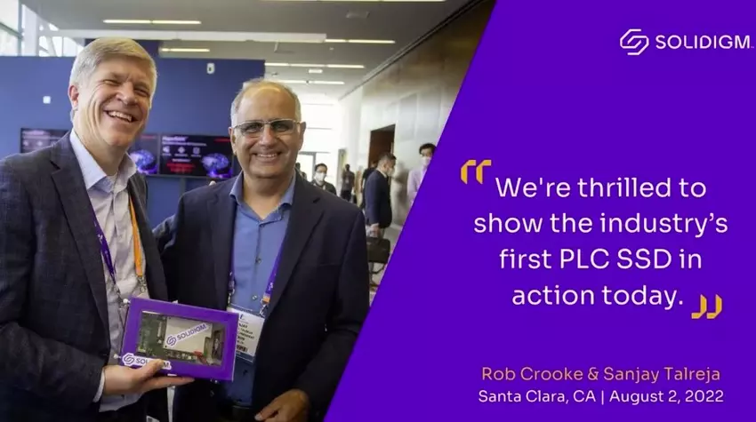 Solidigm przedstawia pierwszy działający prototyp dysków SSD NAND PLC