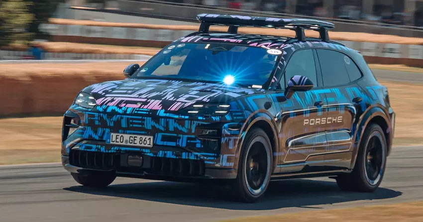Odkryto interesujące szczegóły elektrycznego Porsche Cayenne
