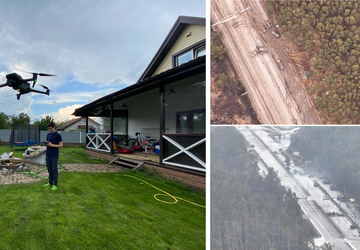 15-letni Ukrainiec z pomocą kwadrokoptera DJI ...