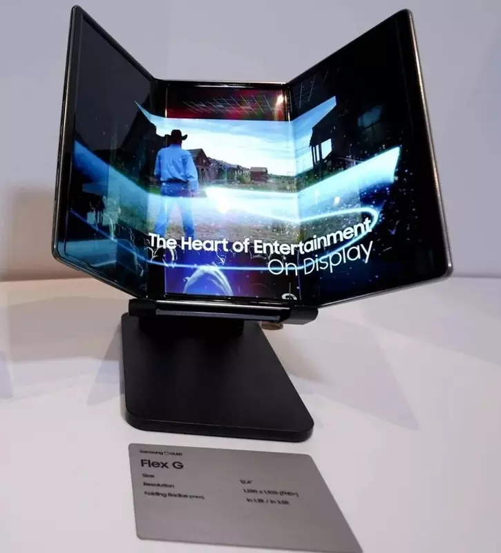 Koncepcyjne urządzenie składane Samsung Flex G