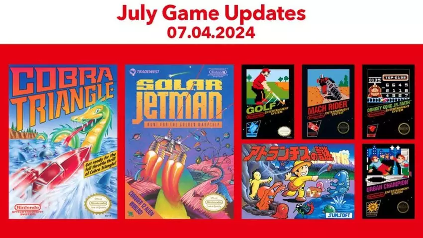 Katalog Nintendo Switch Online powiększył się o Donkey Kong Jr. Math, SOLAR JETMAN, Golf itp.