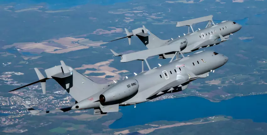 Niespodziewane: Ukraina otrzyma nie jeden, a dwa szwedzkie samoloty wykrywania i kontroli radarowej dalekiego zasięgu Saab 340 AEW&C (ACS 890). 